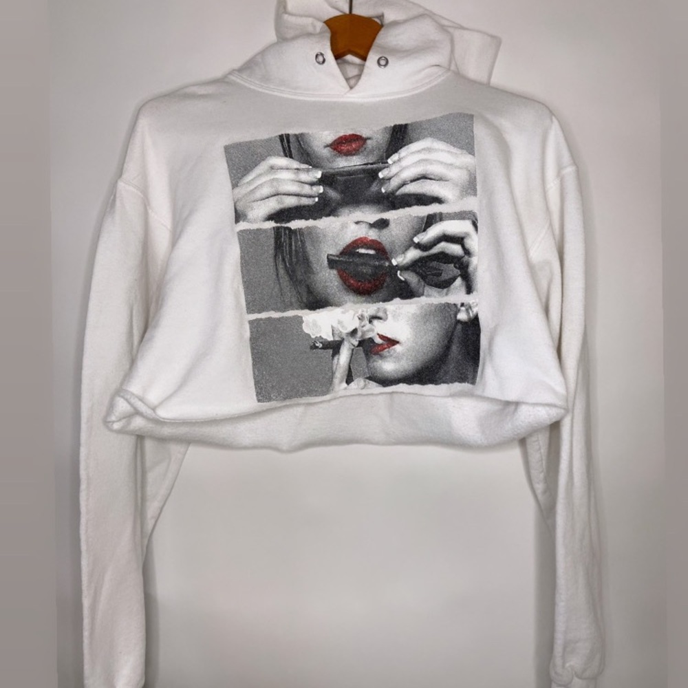Crop hoodie